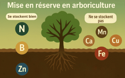 La mise en réserve en arboriculture : bien choisir ses minéraux