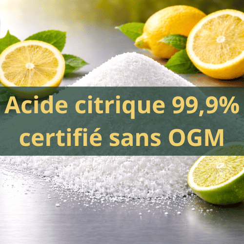 Acide citrique monohydraté 99,9% UAB sans OGM