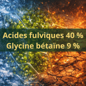 Acides fulviques 40% & glycine bétaïne 9%