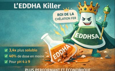 Fer EDDHSA vs EDDHA : le chélate le plus efficace en sols calcaires