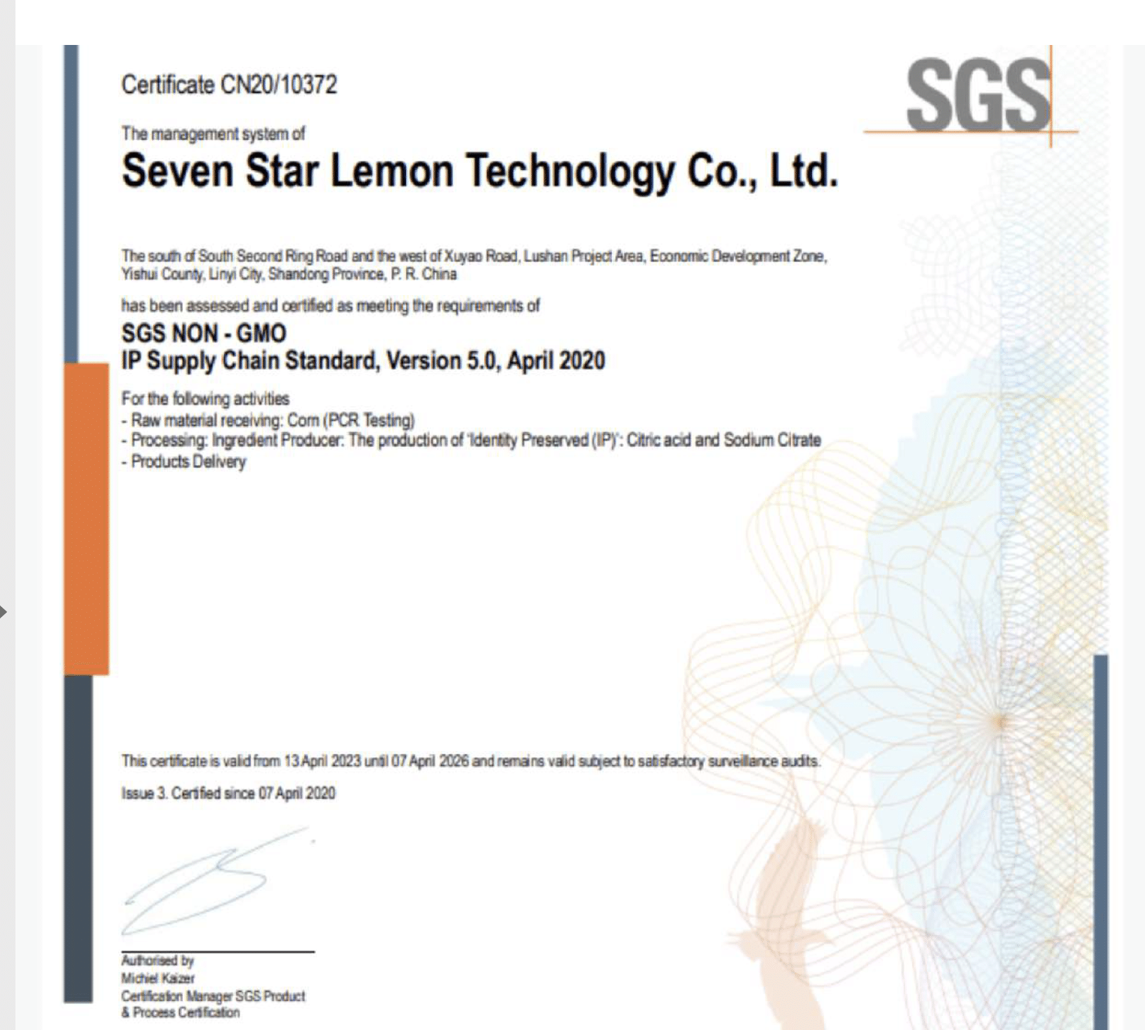 Acide citrique monohydraté 99,9% UAB sans OGM – Image 2