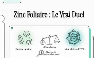 Zinc foliaire : EDTA vs Sulfate — lequel est vraiment le plus efficace ? (analyse scientifique terrain)