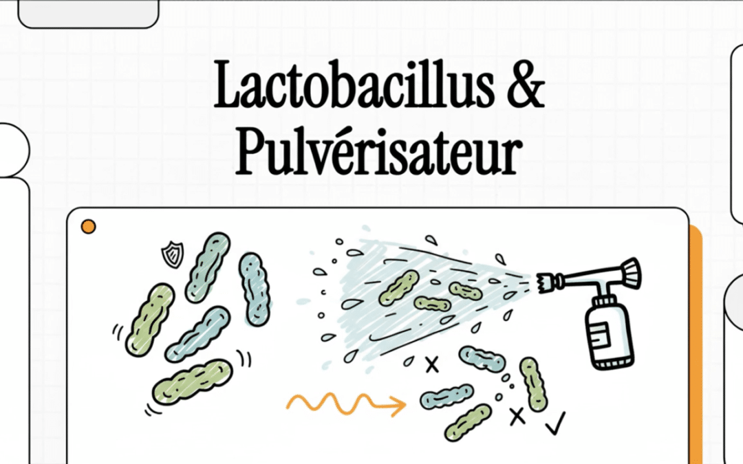 Les lactobacteries resistent-elles à la pression de vos pulvérisateur ?